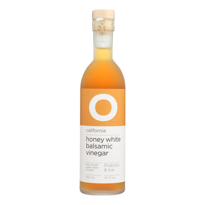 O-Olive Honey White Balsamic Vinegar, 10.1 Fl Oz Pack of 6