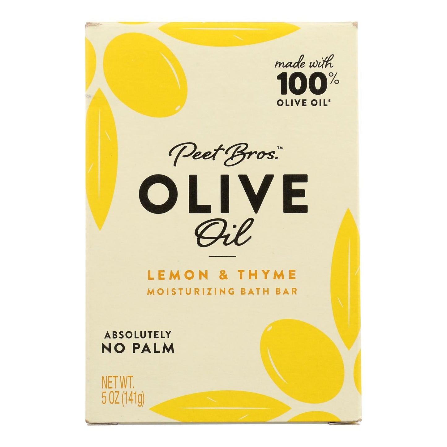 Peet Bros. Lemon & Thyme Olive Bar Soap (5 Oz)