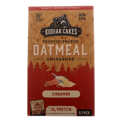 Kodiak Cakes Cinnamon Oatmeal, 6 x 1.76oz Packs