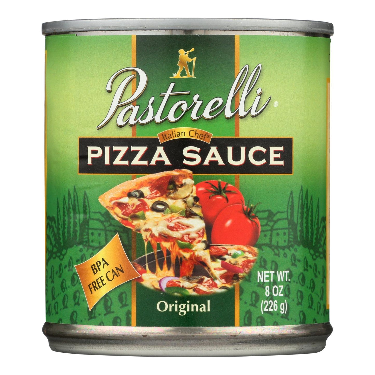 Pastorelli Premium Pizza Sauce Single Servings, 8 Oz (Pack of 12)