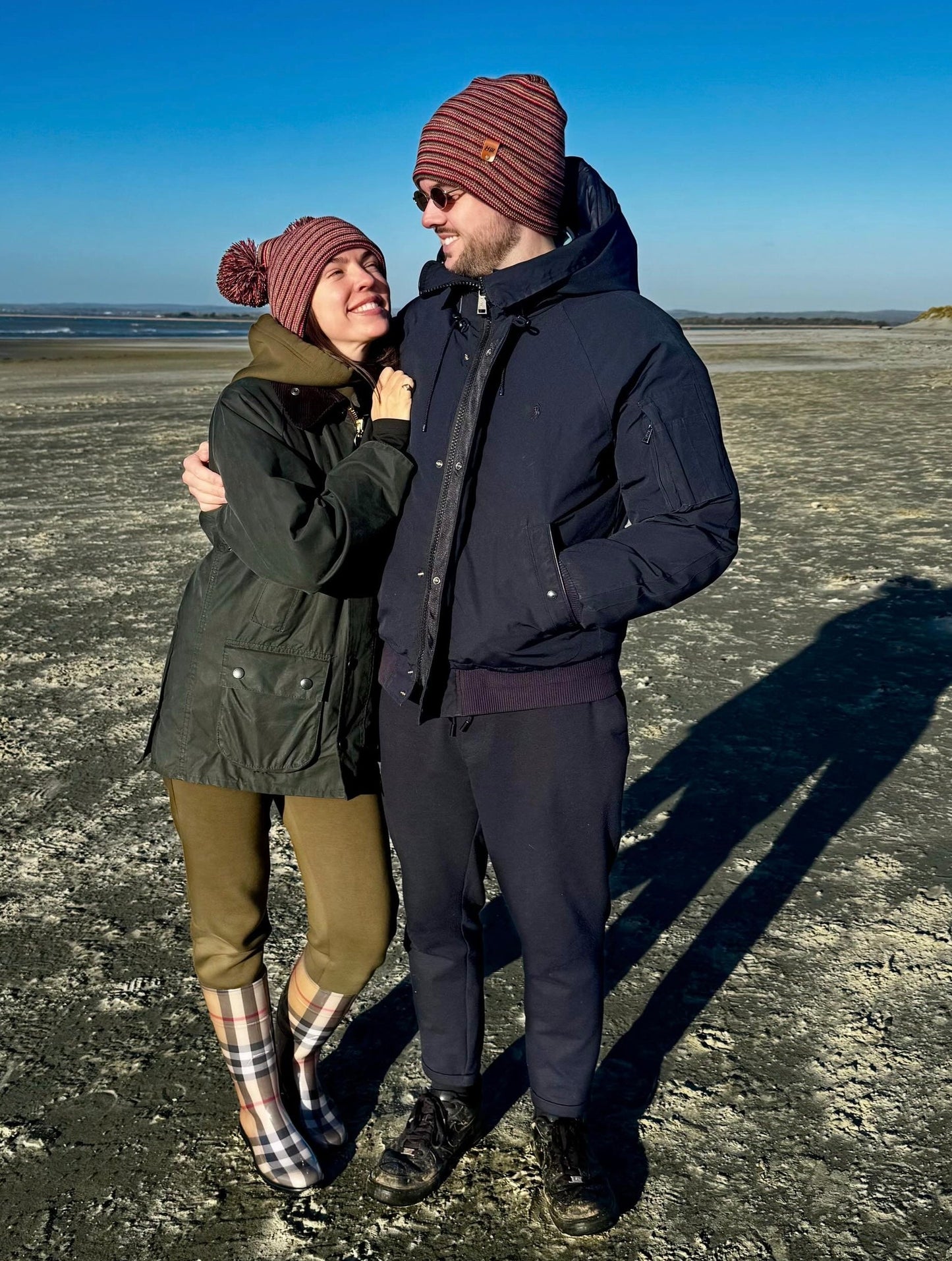 Haakwear H Stitch Beanie, Multi Color Knit Winter Hat