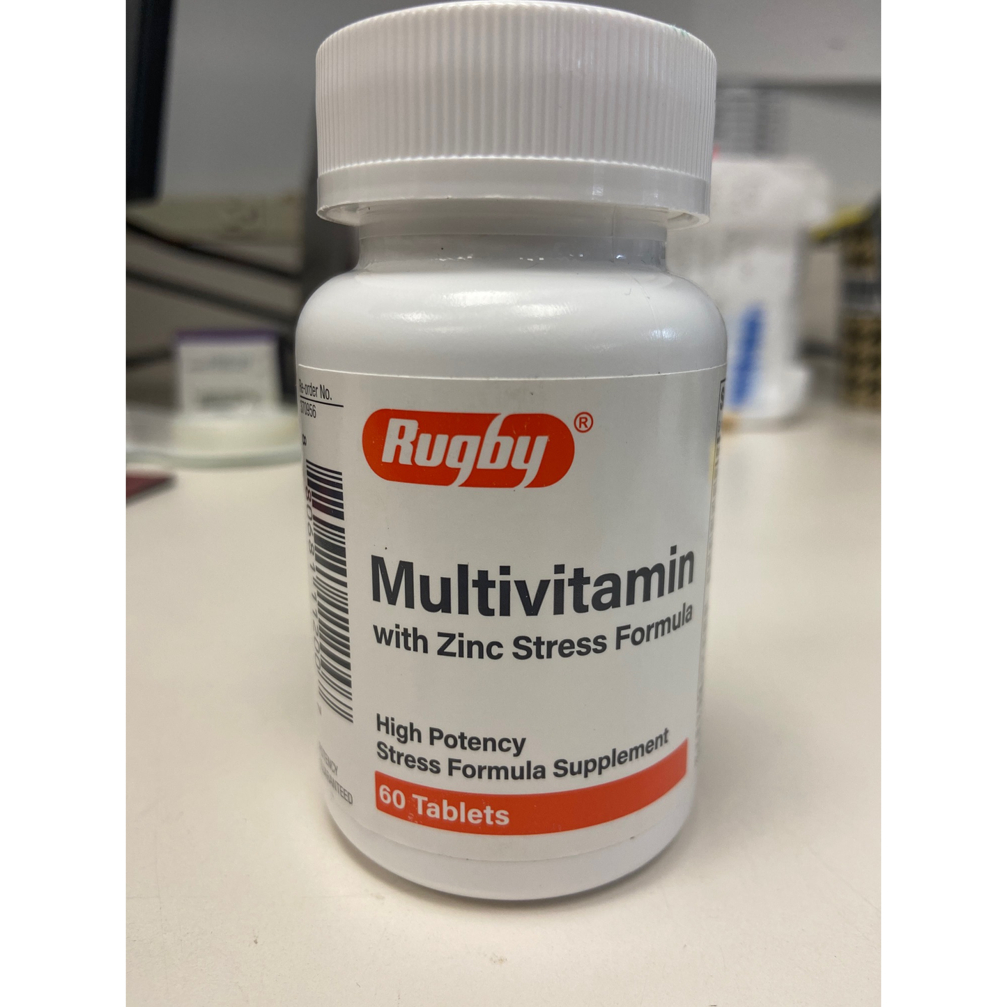 Rugby Multivitamin With Zinc Stress Formula 60ct