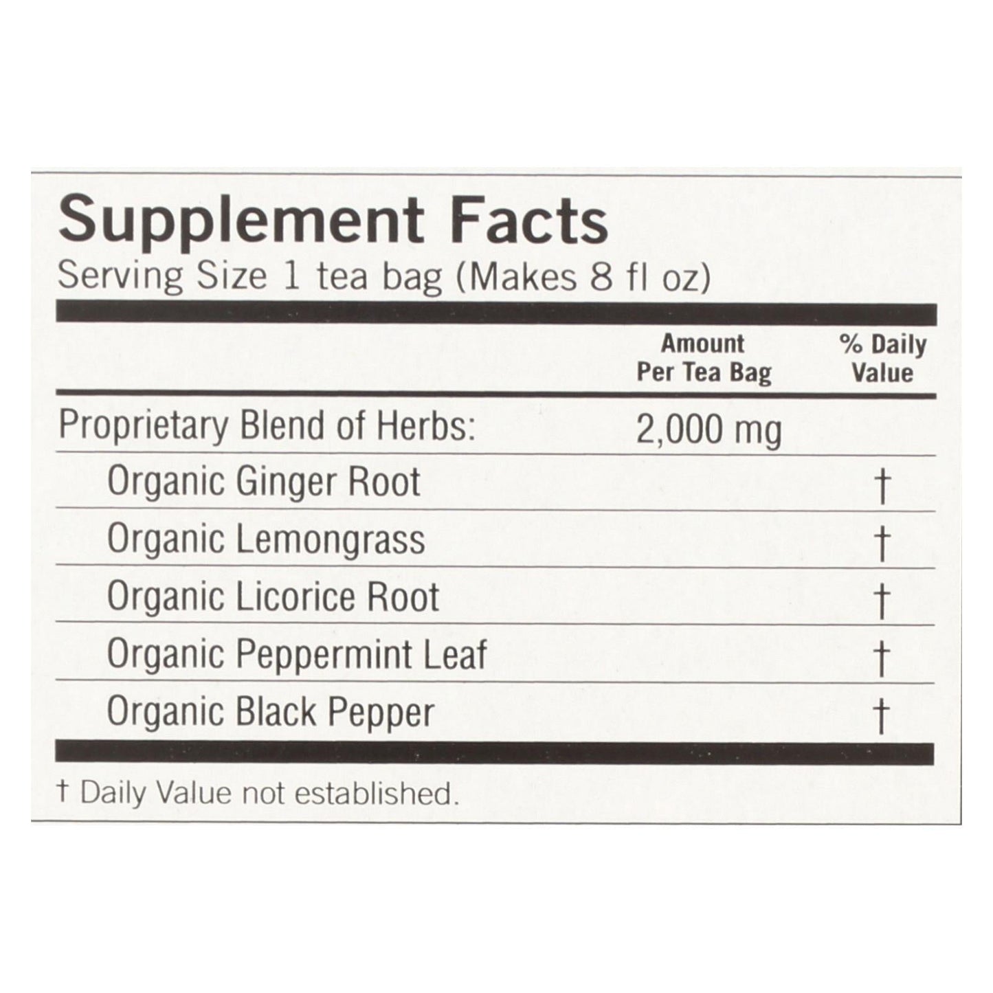 Organic Ginger Herbal Tea - Caffeine-Free by Yogi (Pack of 6 - 16 Tea Bags)