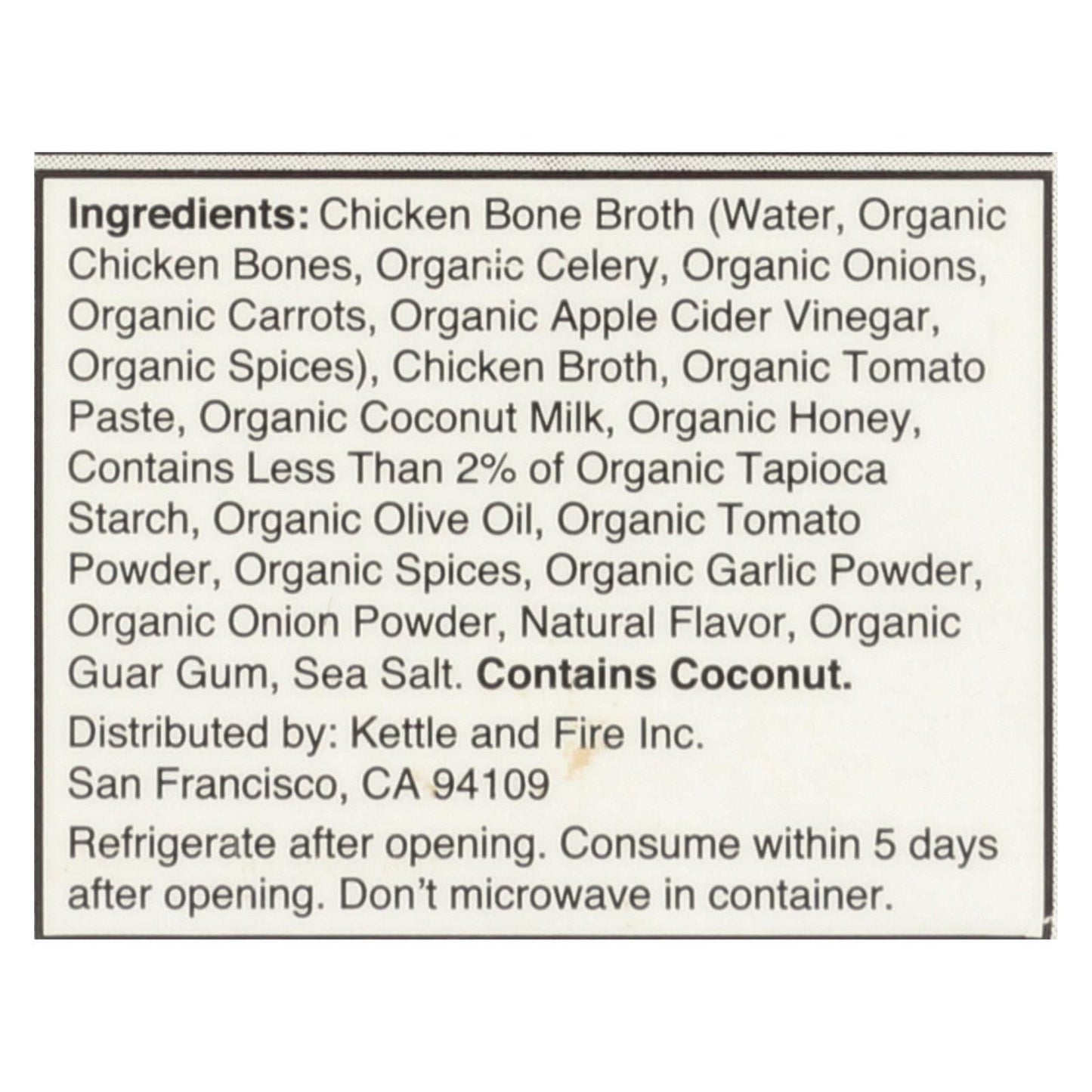 Kettle And Fire Organic Tomato Soup (Pack of 6 - 16.9 Oz.)