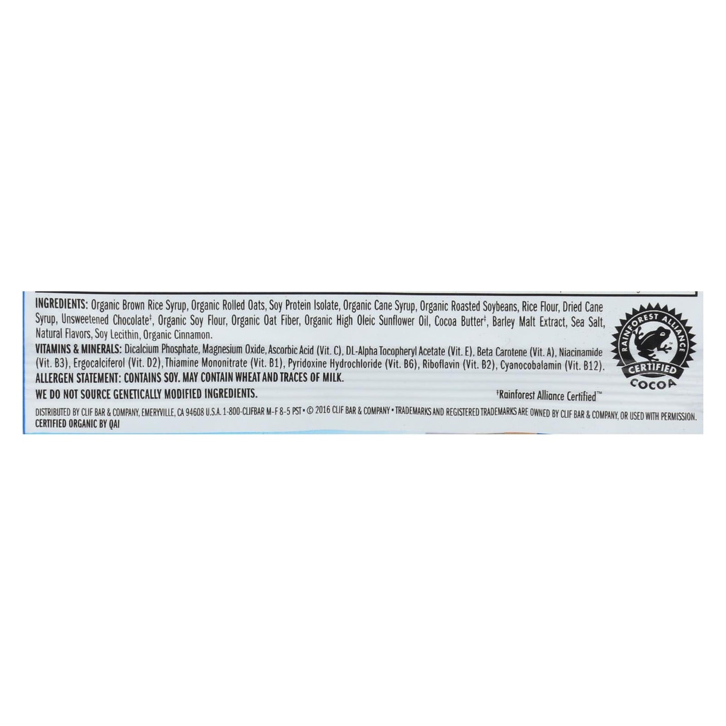 Clif Bar - Organic Chocolate Chip - 2.4 Oz