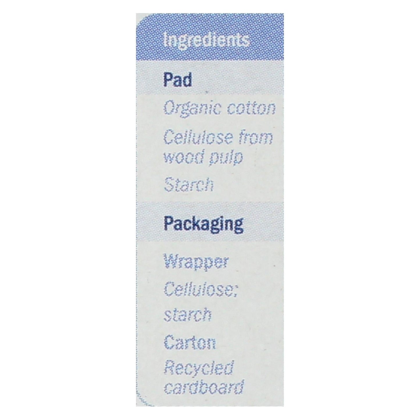 Natracare Ultra Super Plus Organic Cotton Pads - 12 Pack