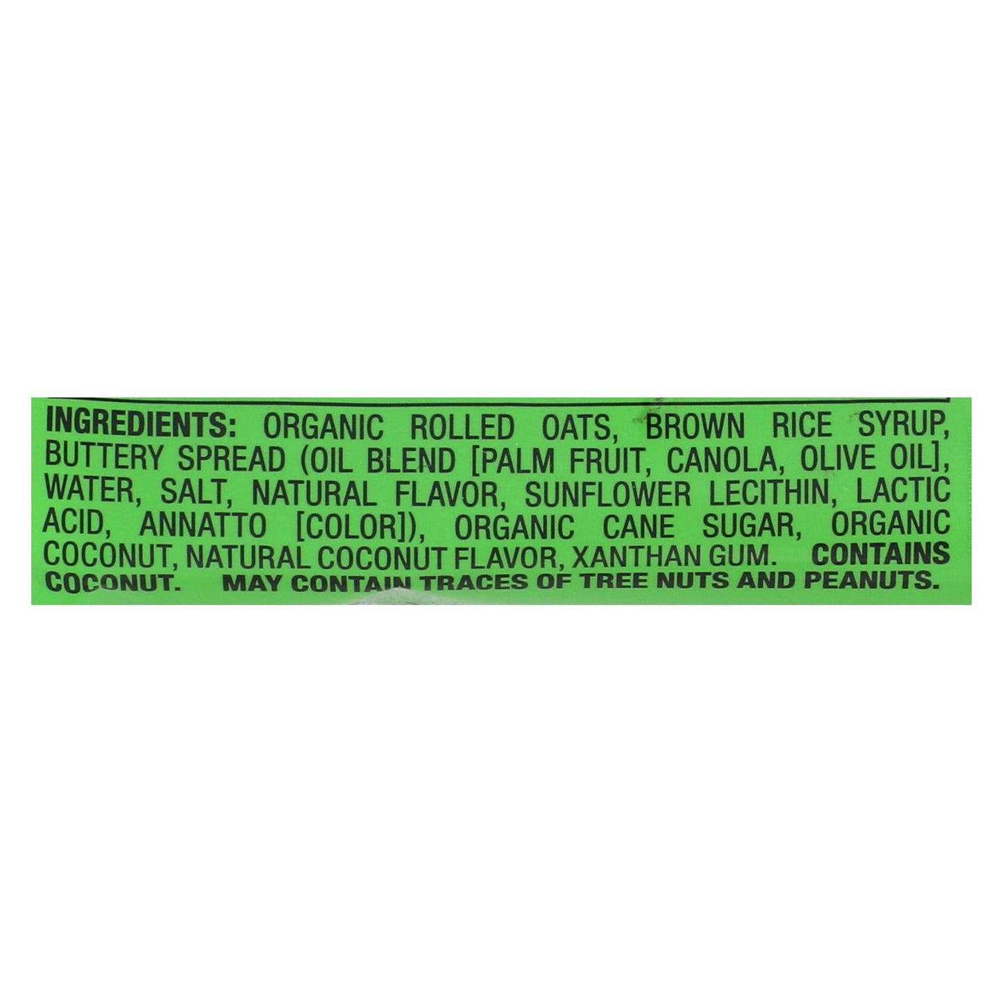 Bobo's All Natural Coconut Oat Bars, 3 oz, Case of 12