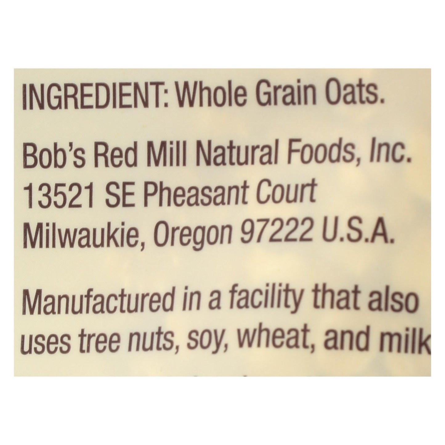 Bob's Red Mill Rolled Oats, Extra Thick, 32 Oz., 4-Pack