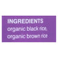 Lotus Foods Organic Forbidden Thai Jasmine Rice, Gluten-Free, Non-GMO, Kosher (Pack of 8 - 8 Oz.)