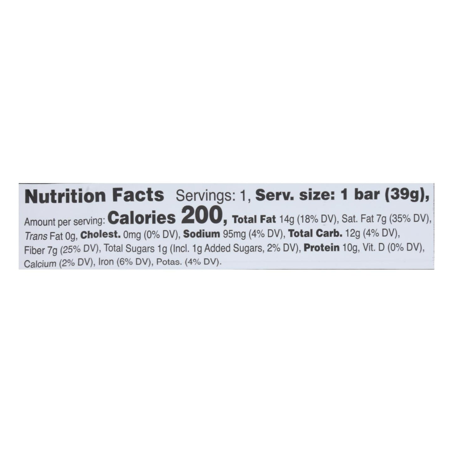 Love Good Fats - Bar Pb Chocolate - Case Of 12 - 1.38 Oz
