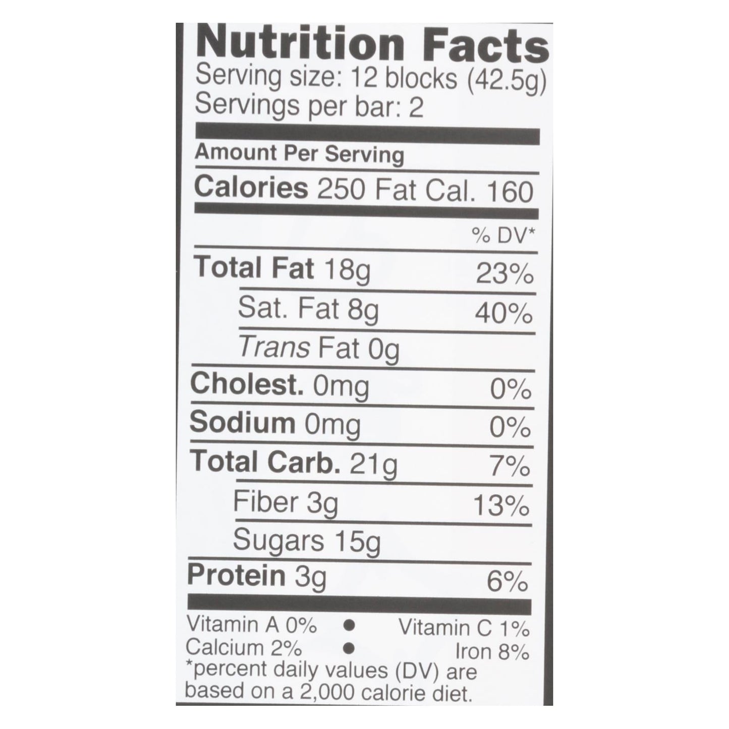 Divine Bar Dark Chocolate Hazelnut Truffle (Pack of 12 - 3 Oz.)