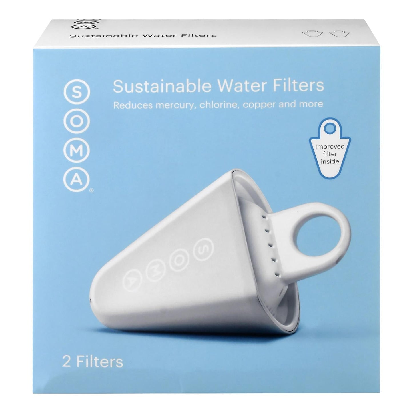SOMA Replacement Filter Ver 3 - 8 Pack of 2 Count