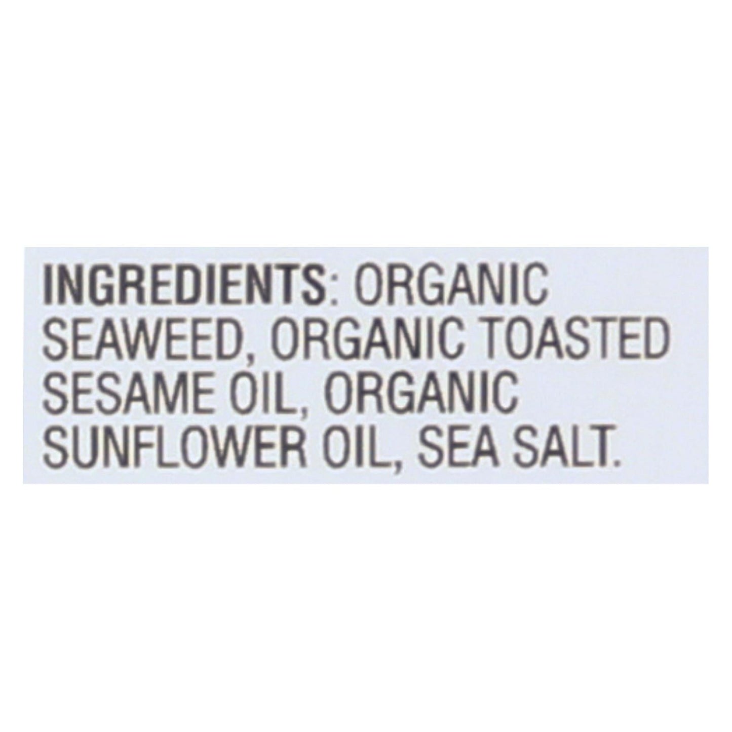Gimme Organic Roasted Sesame, 0.35 oz., Case of 12