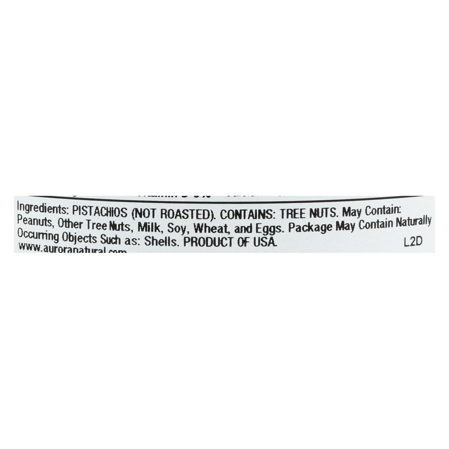 Aurora Natural Products Raw Shelled Pistachios (Pack of 12 - 9 Oz.)