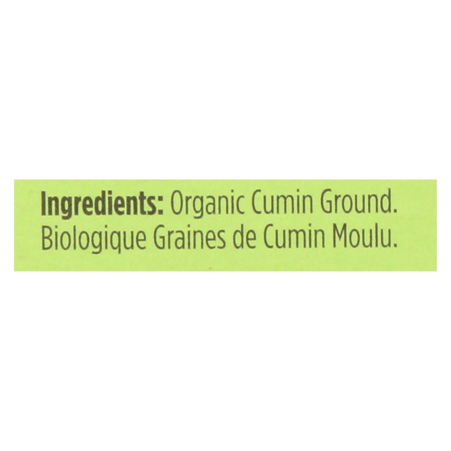 Spicely Organics Organic Cumin, Ground, Case of 6 - 0.45 Oz. Each