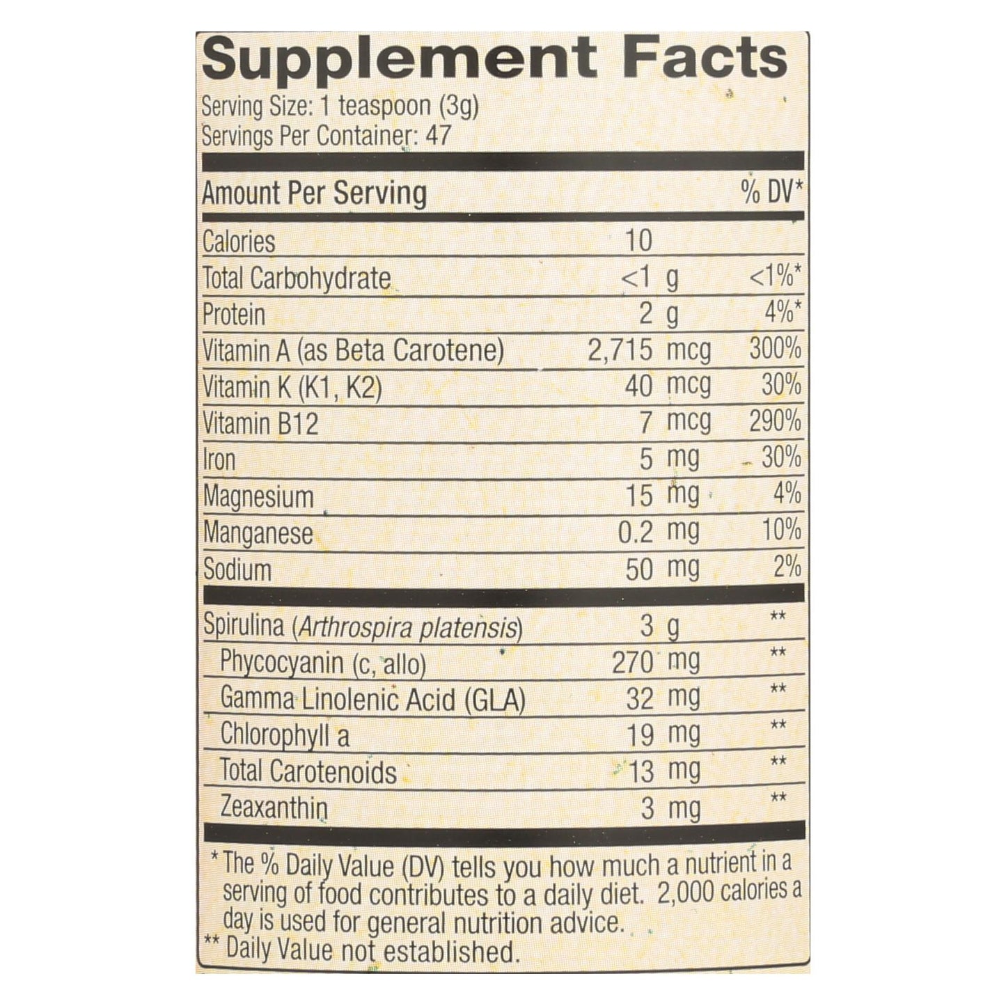 Nutrex Hawaii Pure Hawaiian Spirulina Pacifica (5 Oz.)