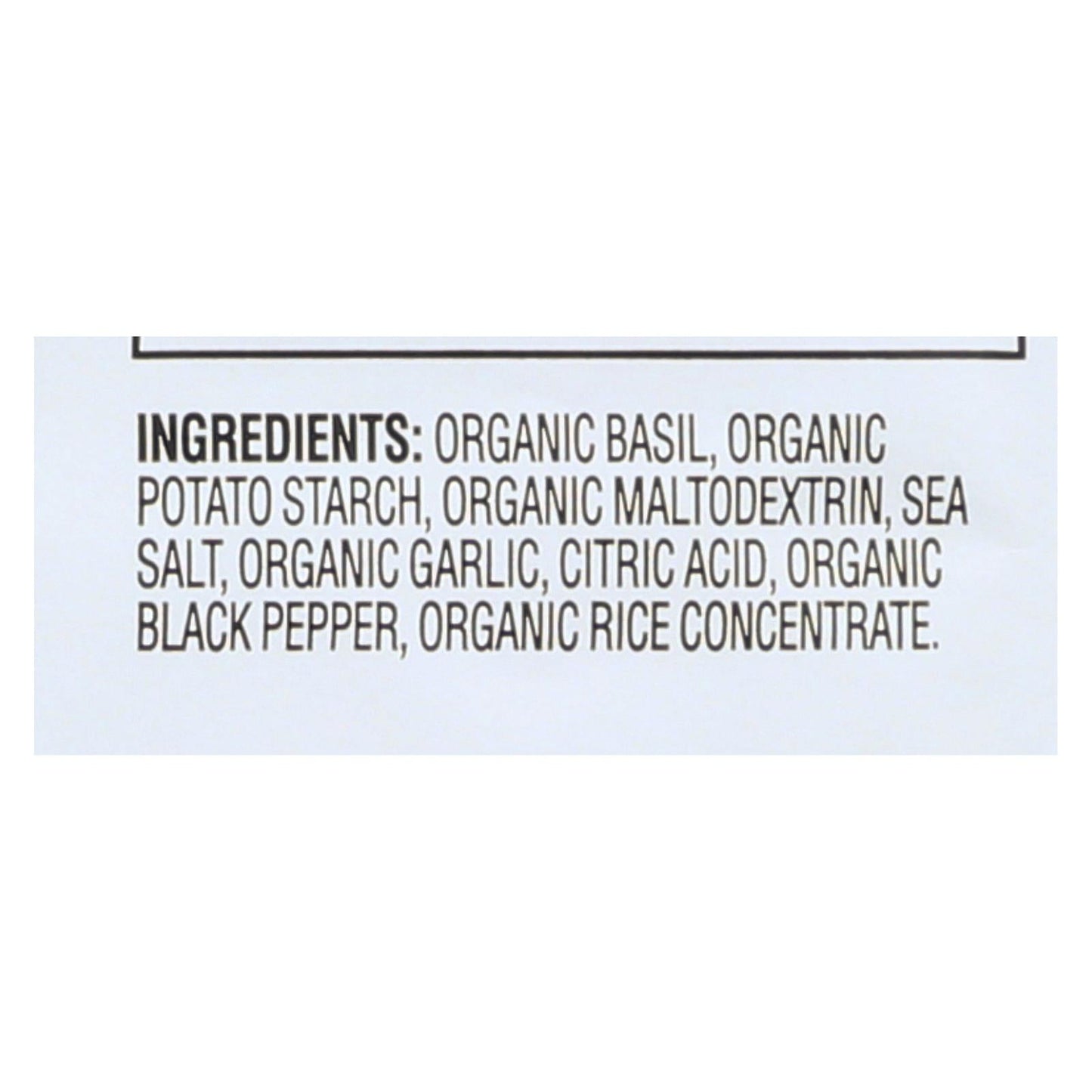 Simply Organic Sweet Basil Pesto Seasoning Mix - 0.53 oz. (Case of 12)