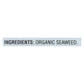 Gimmie Organic Roasted Seaweed Sushi Nori Wraps - Pack of 12