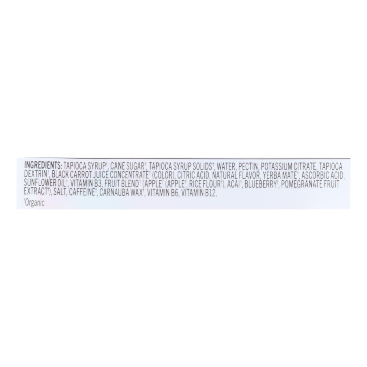 Pro Bar Bolt Energy Chews - Organic Raspberry - 2.1 oz (Case of 12)