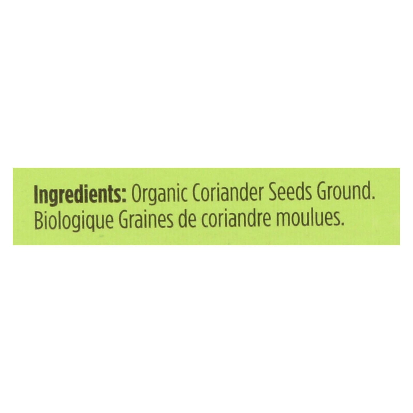 Spicely Organics Organic Ground Coriander (Pack of 6, 0.45 Oz. Each)
