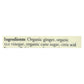 Ginger People Minced Organic Ginger, 6.7 oz, Pack of 12