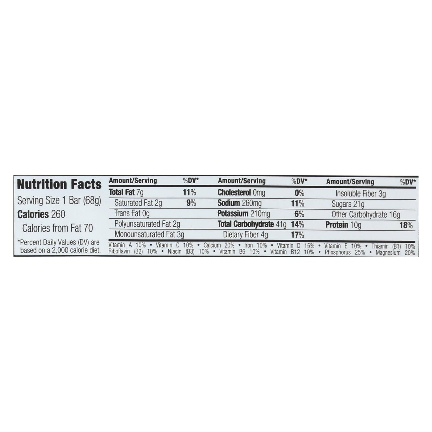 Clif Bar, Peanut Butter Banana With Dark Chocolate, 2.4 Oz, Case of 12
