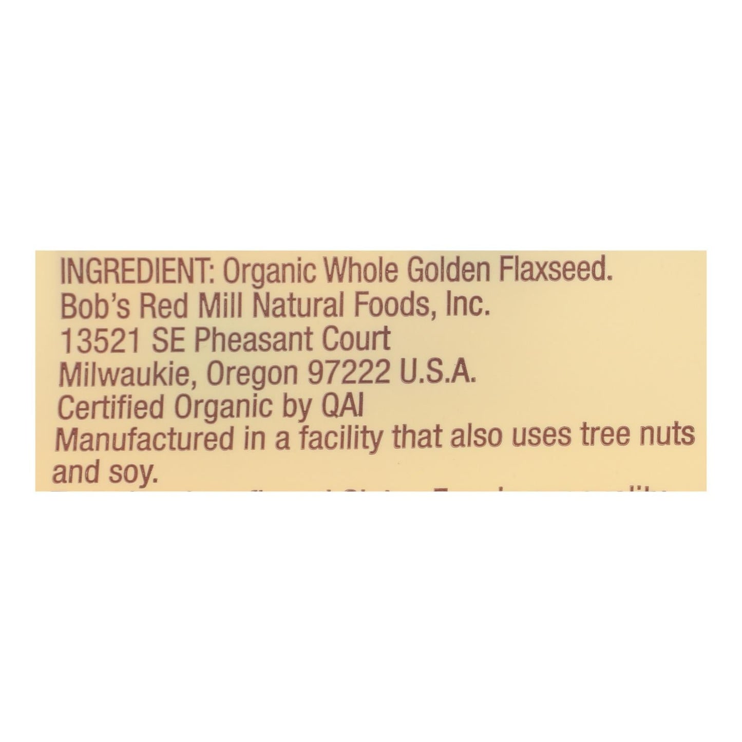 Bob's Red Mill Golden Flaxseeds, Case of 4, 13 oz.