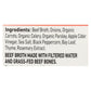 Bulk 6-Pack, Kettle & Fire Beef Bone Broth (16.9 Oz.)