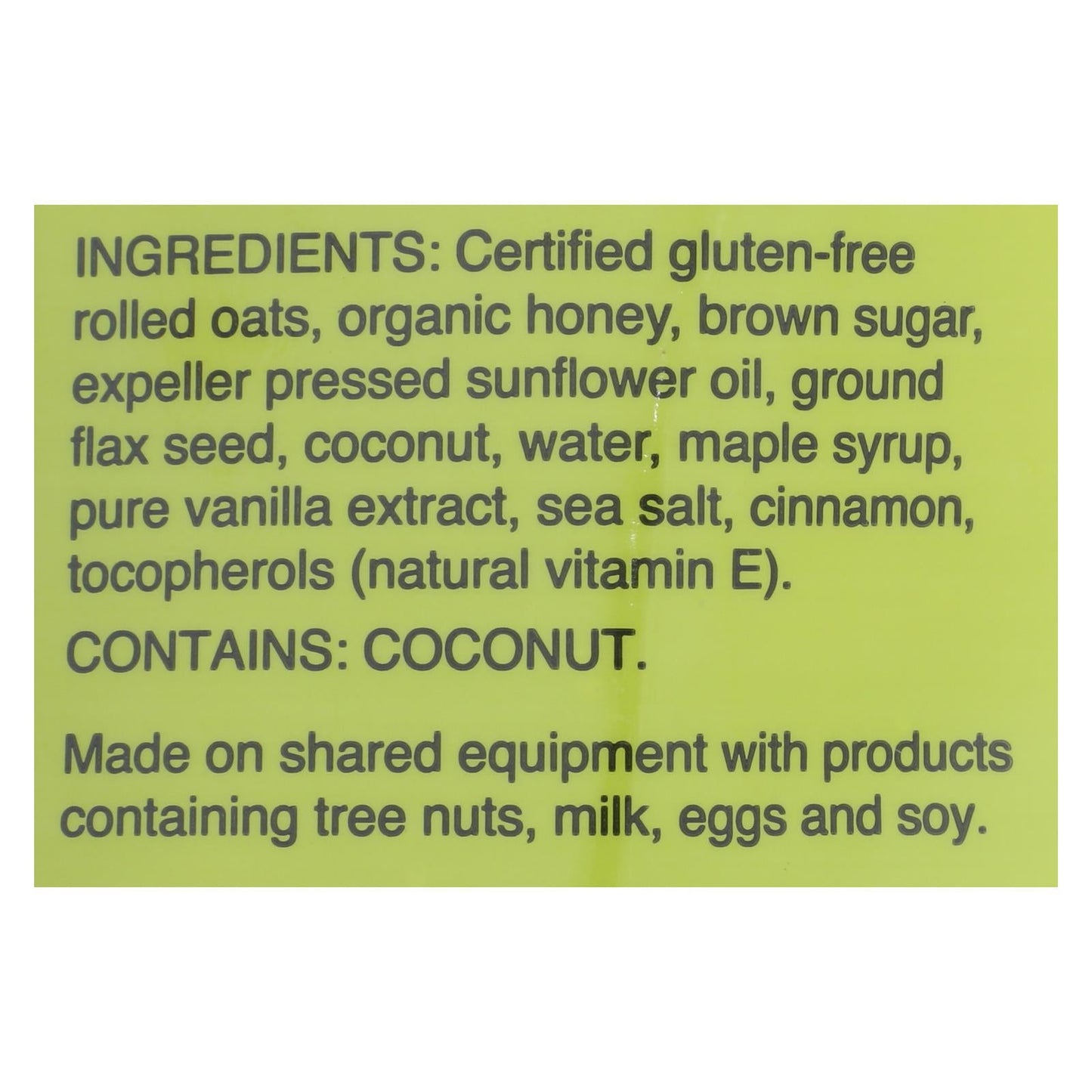 Jessica's Natural Foods Gluten-Free Vanilla Maple Granola, 11 Oz. (Pack of 12)