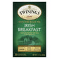 Twinings Irish Breakfast Black Tea Bags (Pack of 6 - 20 Count)