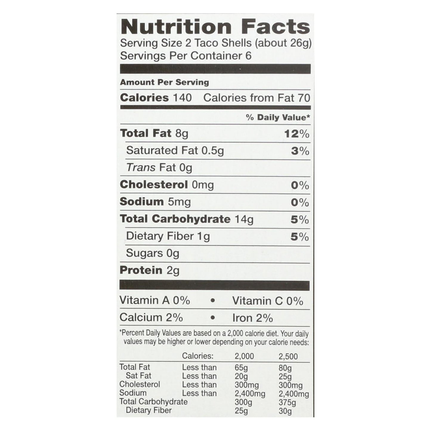 Garden of Eatin' Crispy Yellow Corn Taco Shells (12-Pack, 5.5 Oz. Each)