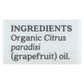Aura Cacia Organic Grapefruit Essential Oil .25 Oz