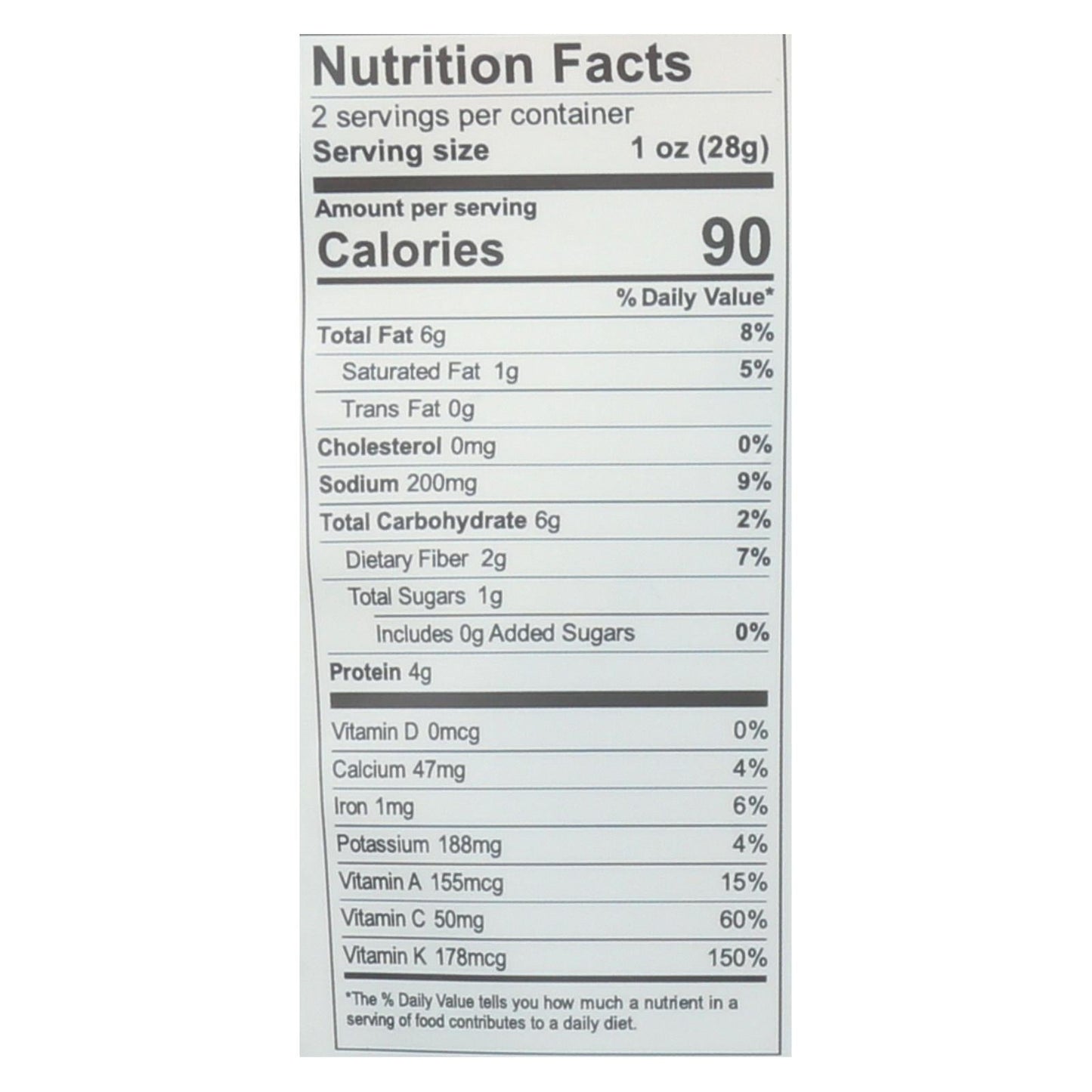 Brad's Plant-Based Raw Crunch Naked (12 Pack x 2 Oz.)