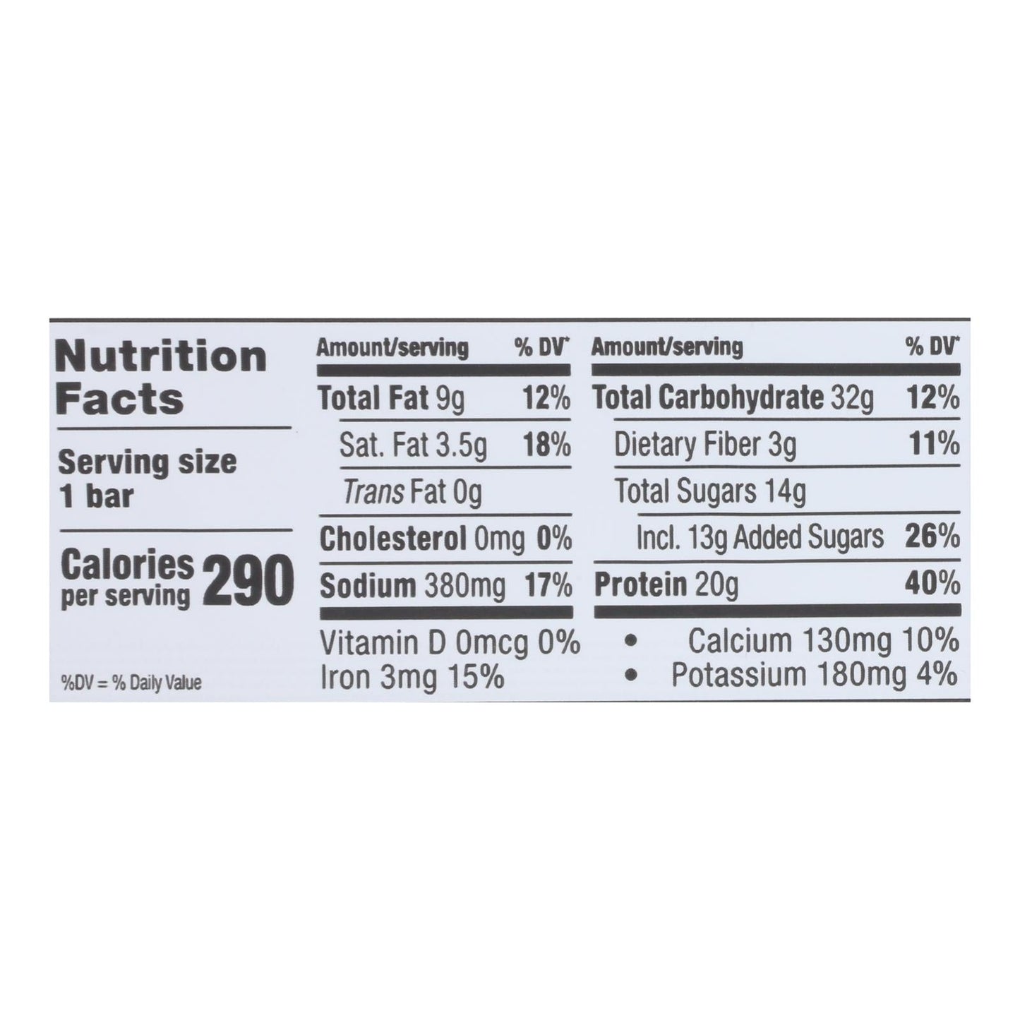 Probar Peanut Butter Chocolate Core Bar, 12 x 2.46 Oz