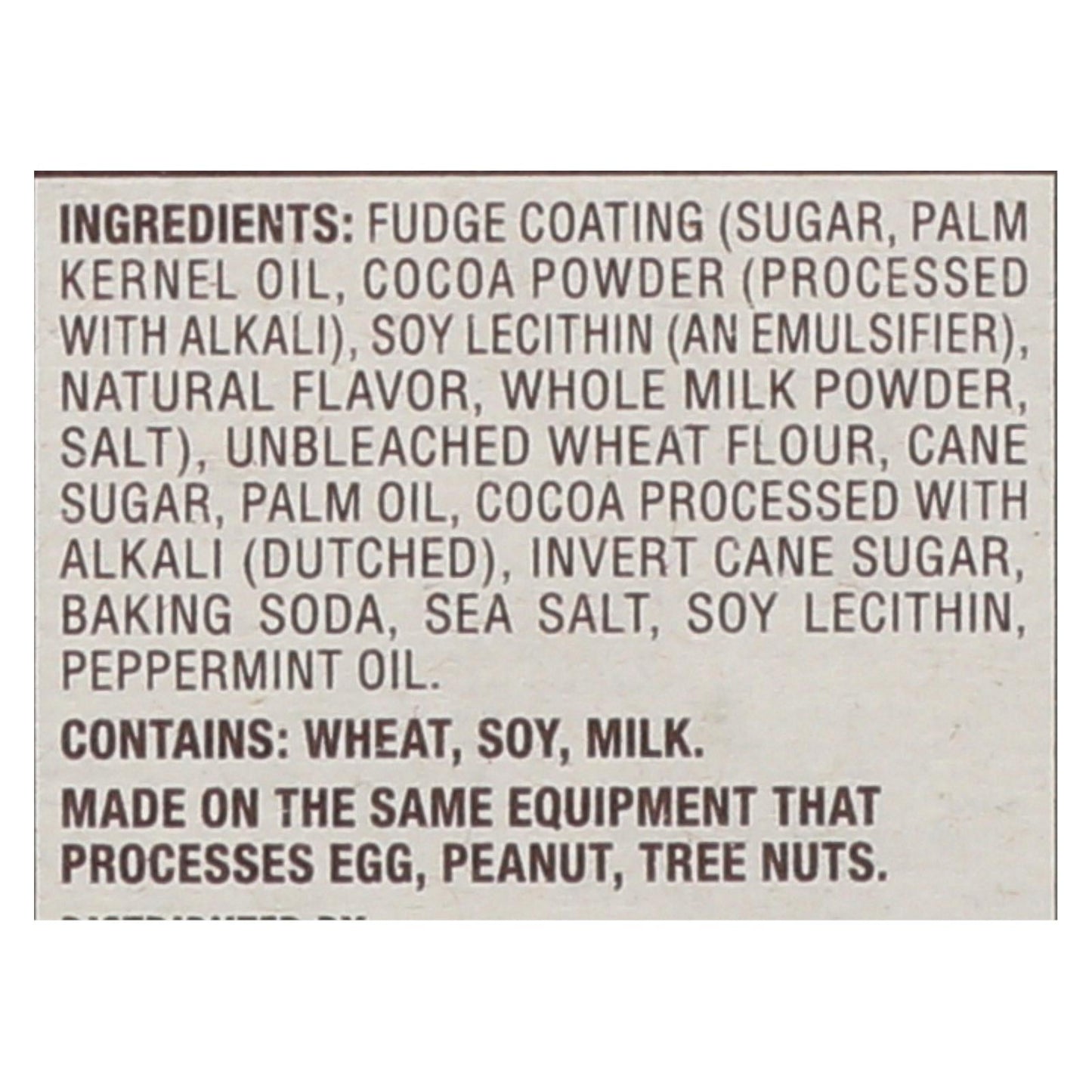 Back To Nature Mint Fudge Cookies, 6.4 Oz. (Pack of 6)
