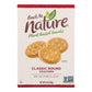 Back To Nature Classic Round Safflower Oil & Sea Salt Crackers, 8.5 Oz. (Pack of 6)
