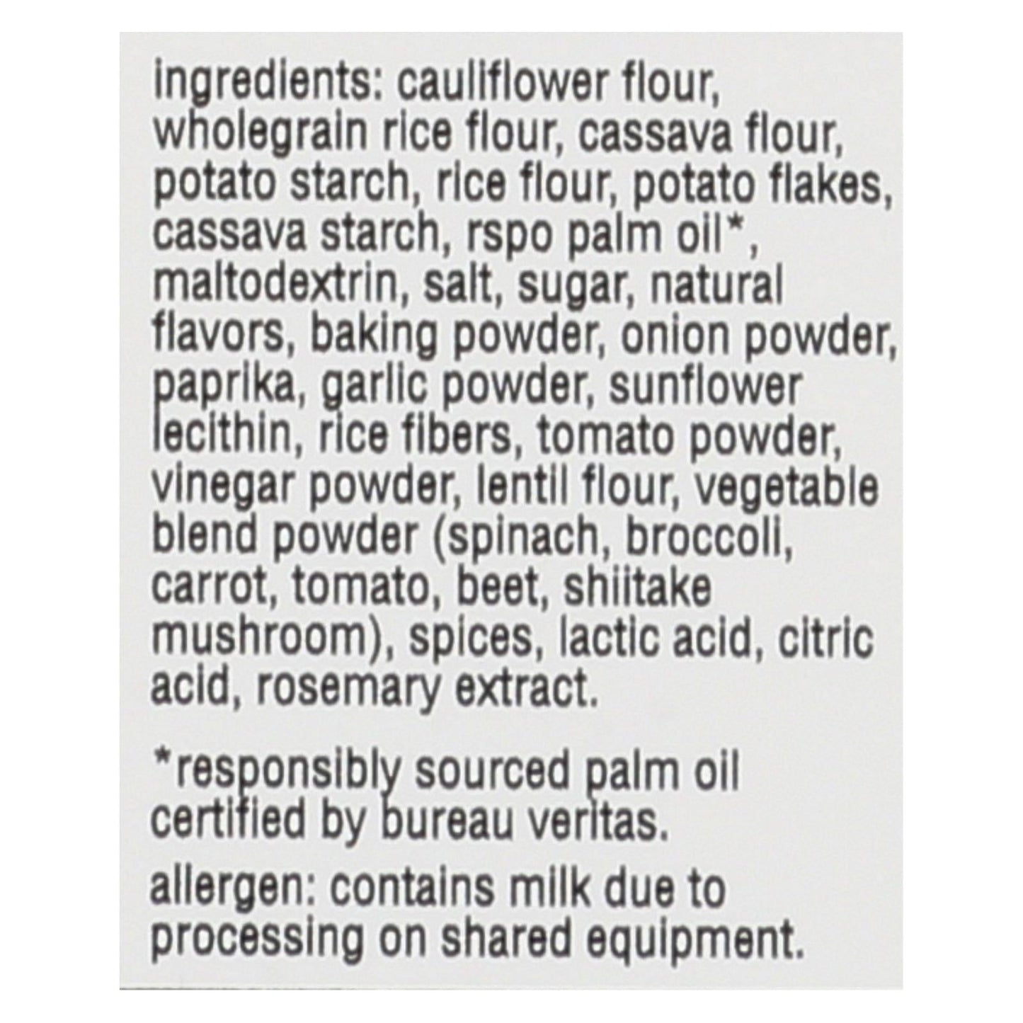 From The Ground Up Nacho Cauliflower Crackers  (Pack of 6 - 4 Oz.)