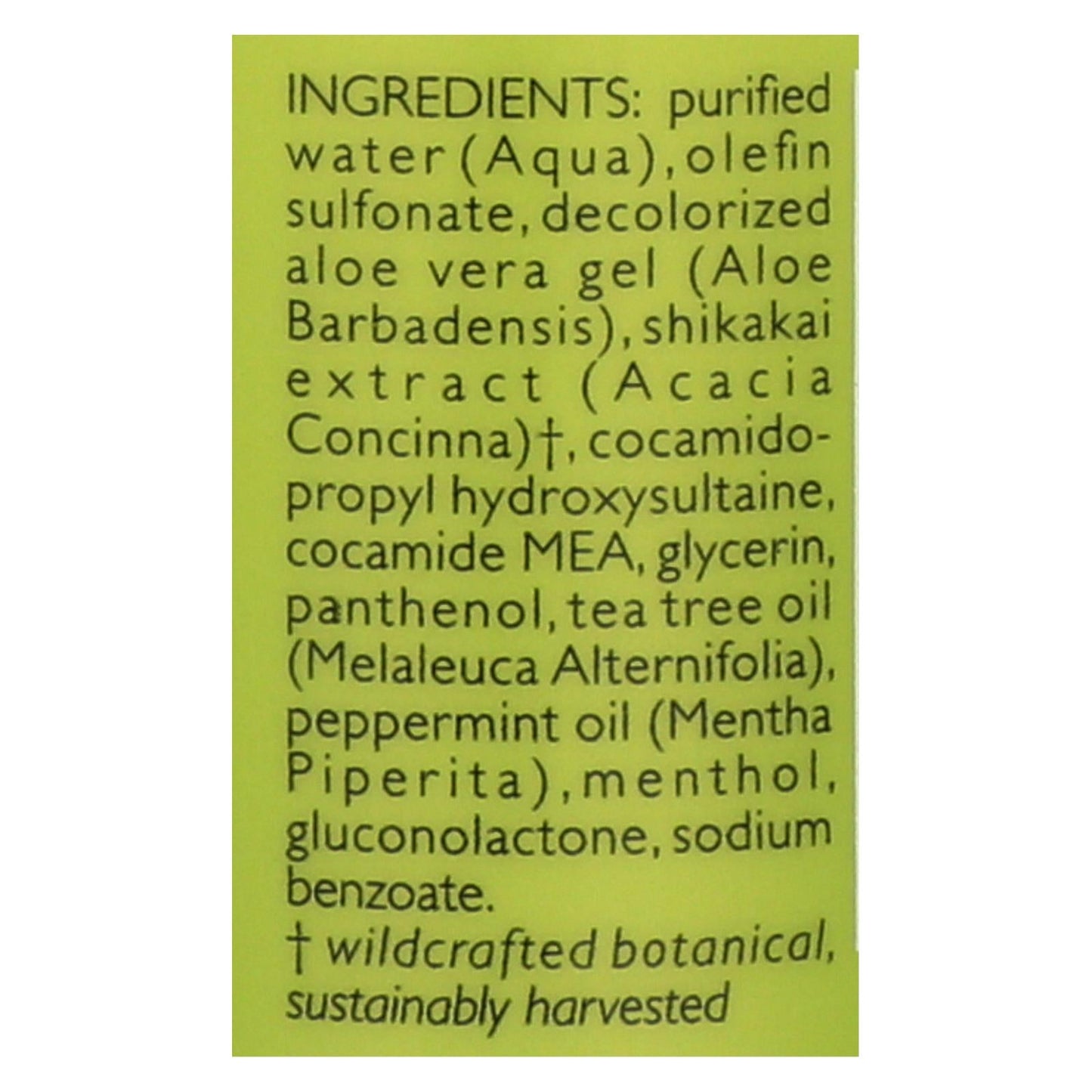 Shikai Natural Tea Tree Shampoo, 12 Fl Oz
