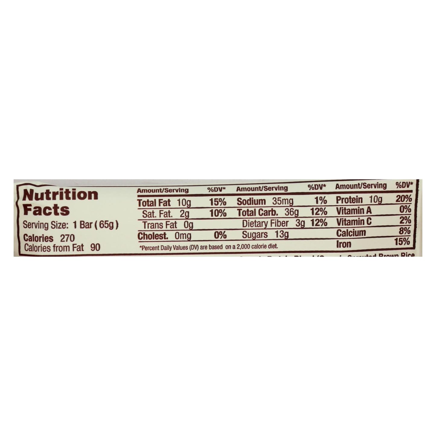 Gomacro Organic Mocha Chocolate Chip Bar (Pack of 12 - 2.3 Oz.)