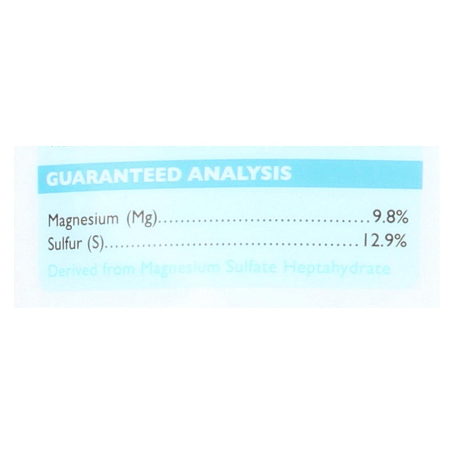 Ultra Epsom Salt (Pack of 5 Lbs - Medium Grain)