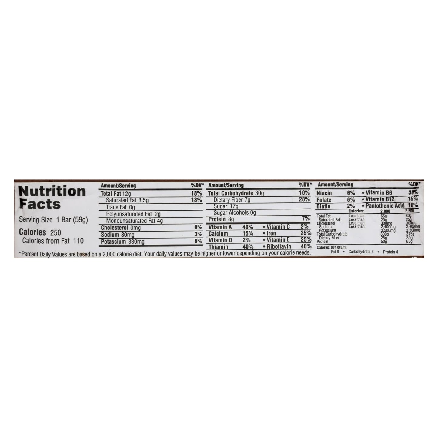 Greens Plus Energy Bar - Case Of 12 - 2 Oz