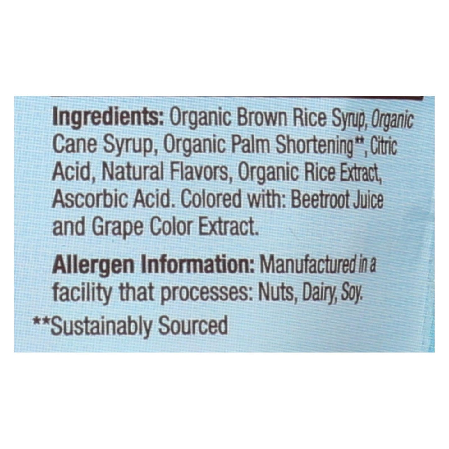 Torie and Howard Organic Chewy Fruities Sour Assorted (Pack of 6) - 4 Oz.
