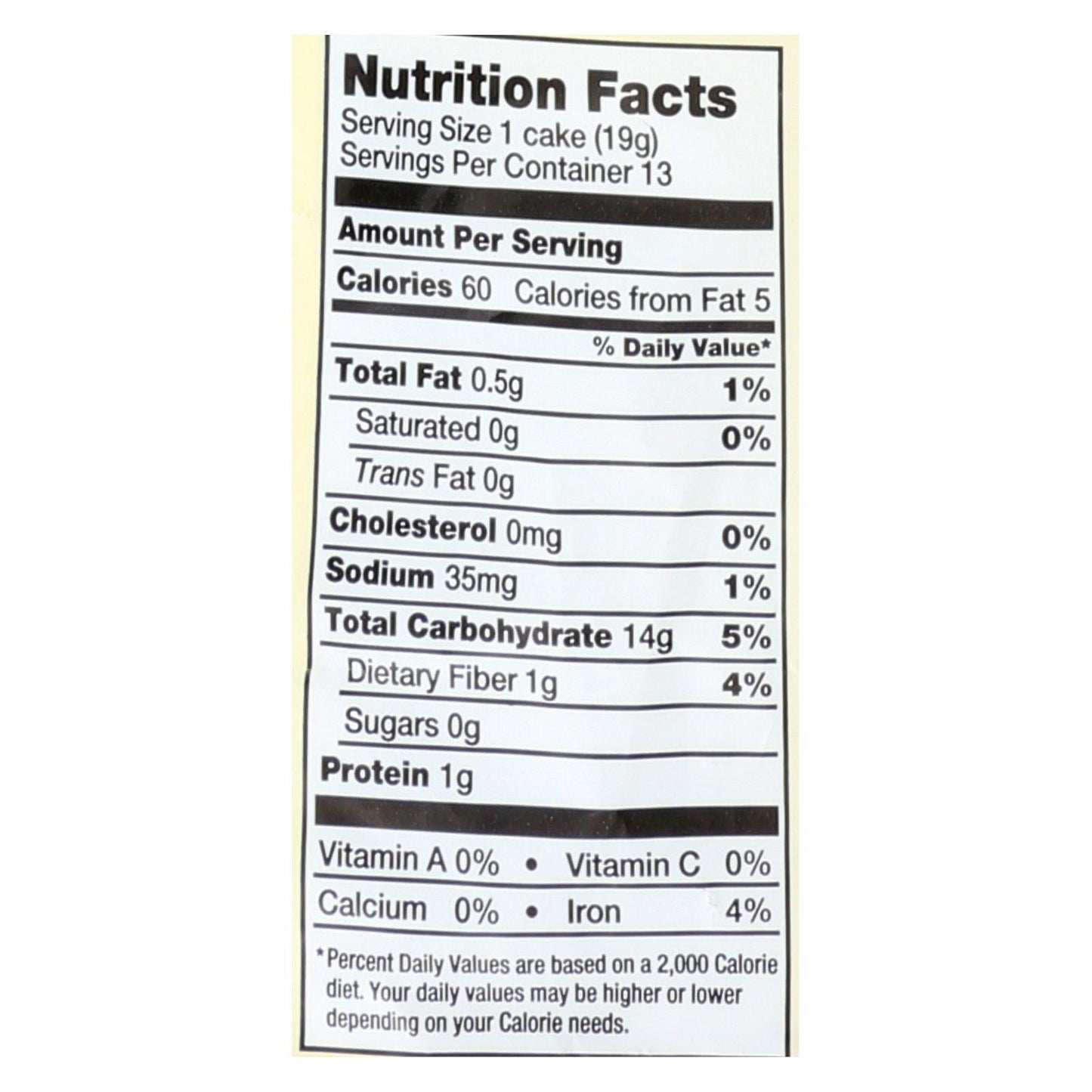 Lundberg Wild Rice Cakes, 6 Pack of 8.5 Oz