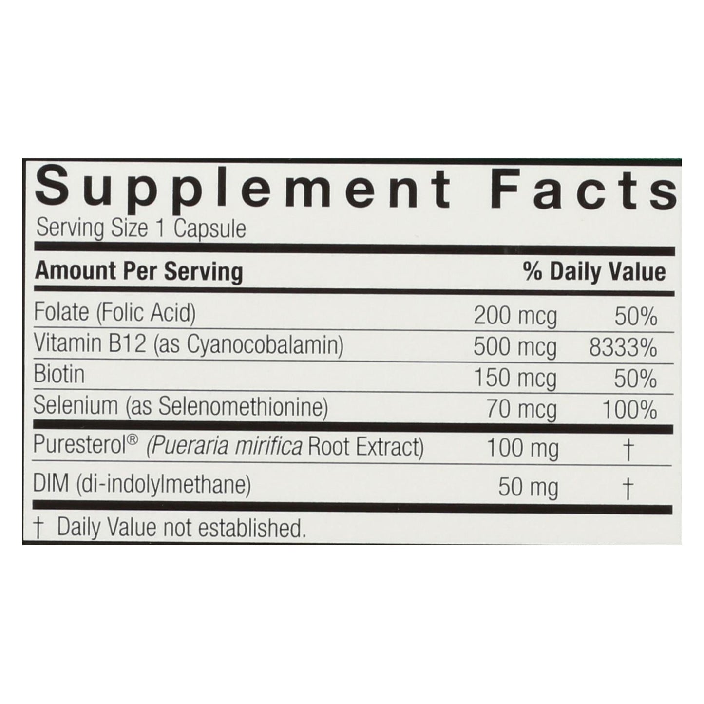 Nature's Answer Pueraria Mirifica Hormonal Support for Women, 60 Vegetarian Capsules