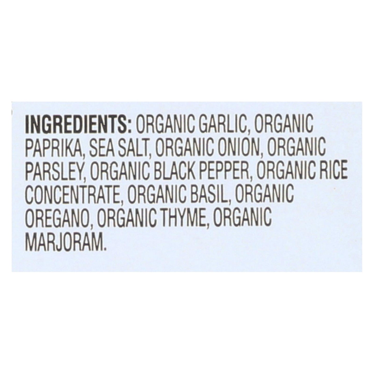 Simply Organic Garlic and Herb Vegetable Seasoning Mix, Organic, .71 Oz, Case of 12