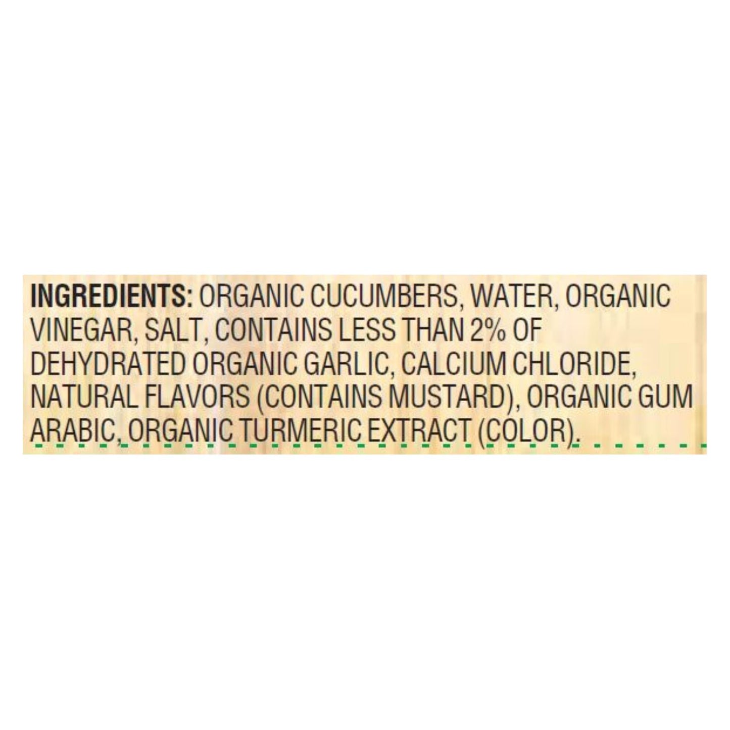 Woodstock Organic Kosher Baby Dill Pickles (Pack of 6 - 24 oz.)