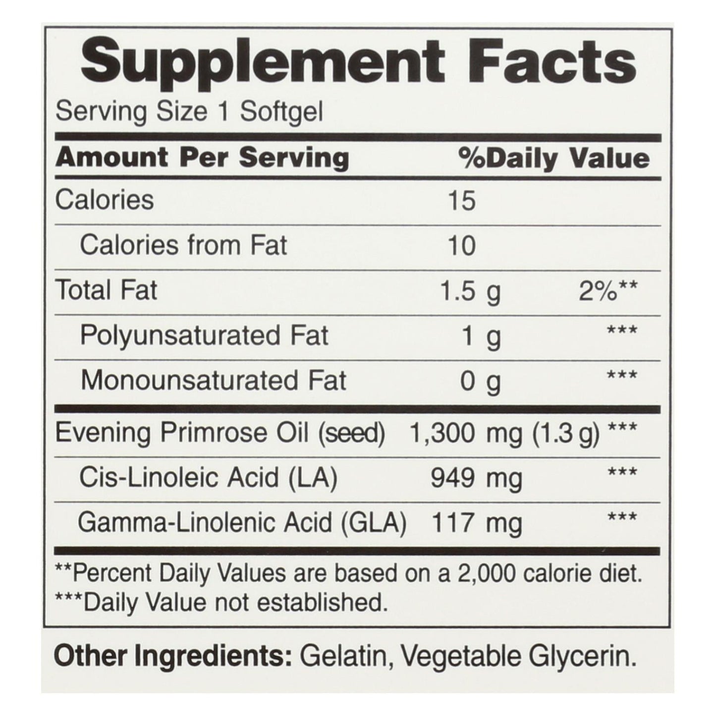 Evening Primrose Oil 1300 mg | 60+60 Softgels | American Health