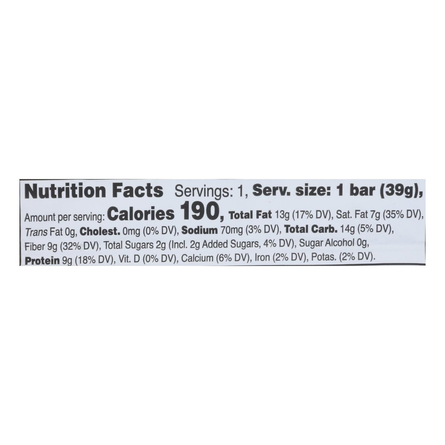 Love Good Fats Lemon Mousse Bars - Case of 12 - 1.38 oz Each