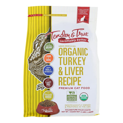 Tender & True Turkey and Liver Canned Cat Food (Pack of 6 - 3 lb.)
