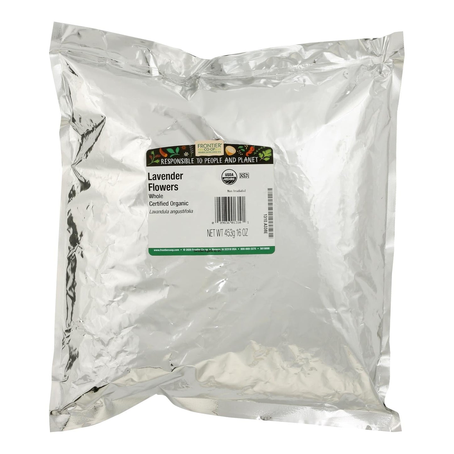 Frontier Herb Lavender Flowers Whole (1lb Bag)